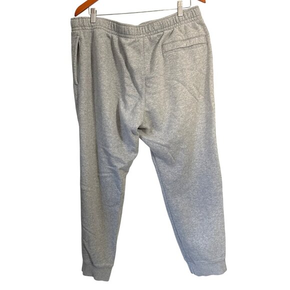 Nike Mens Gray Sweatpants XXL Fleece Lined Athletic Joggers With Pockets - Picture 2 of 6